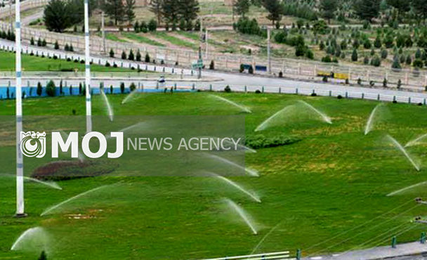 آبیاری ۶۰ درصد از فضای سبز منطقه یک با آب خام