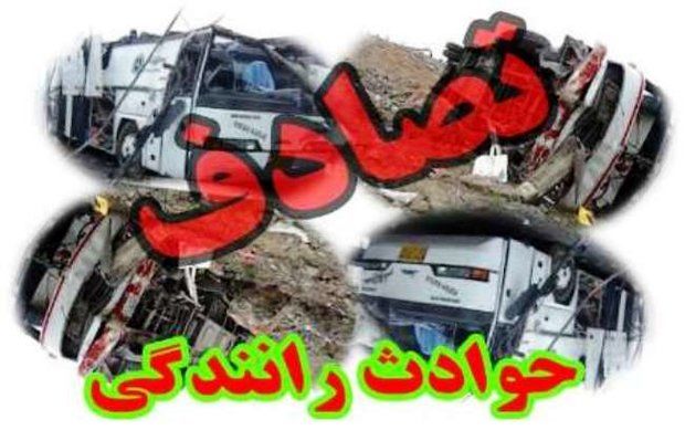جزئیات برخورد چند خودرو در بزرگراه آزادگان
