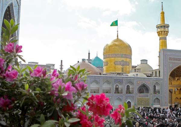 حرم رضوی غرق در شادی و سرور