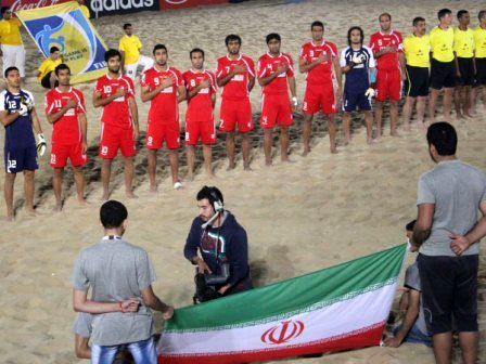 کسب سه عنوان توسط ملیپوشان ساحلی ایران