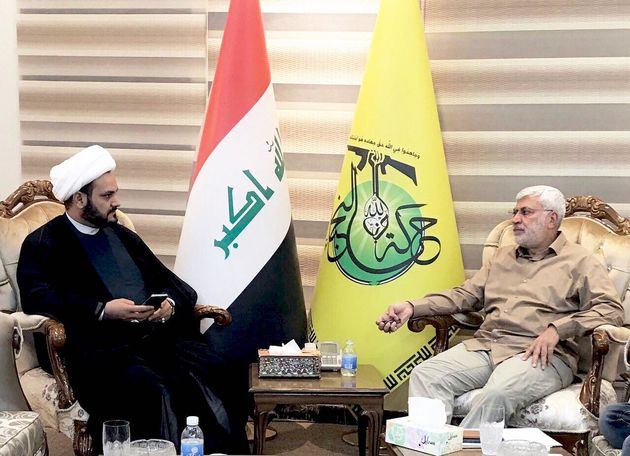 ابو مهدی المهندس با دبیرکل نُجَباء دیدار کرد