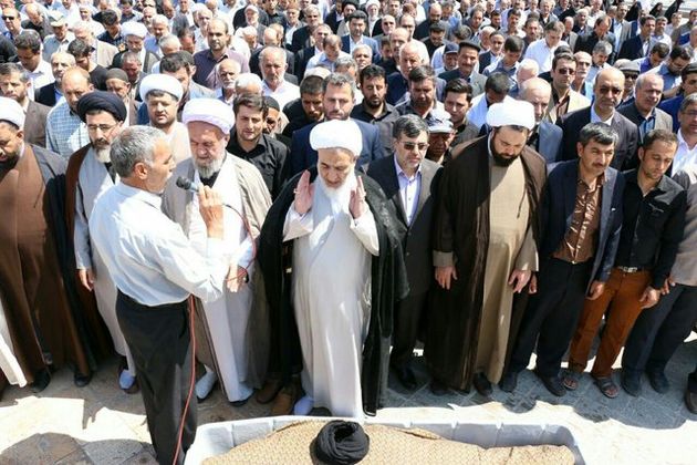 پیکر مطهر حجتالاسلام موسوی شالی در قزوین تشییع شد