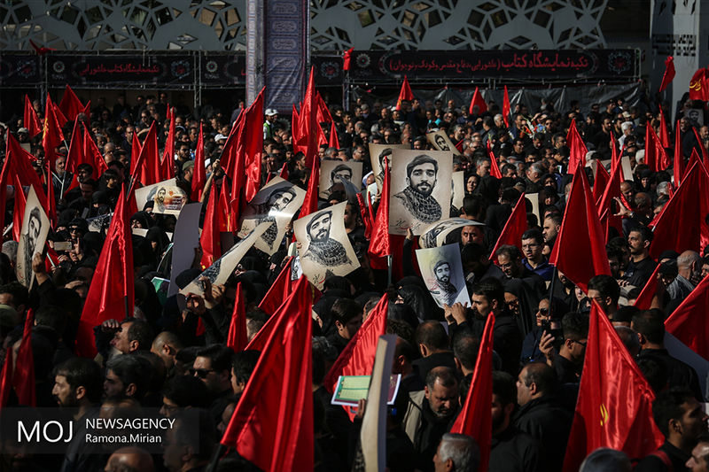شهید حججی همچون یک نماد تشییع شد