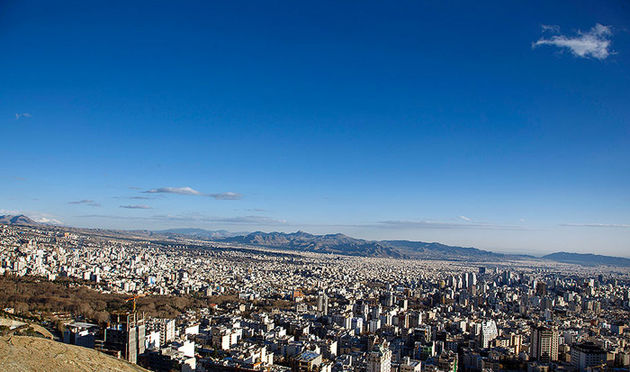 شاخص کیفیت هوای تهران امروز 7 بهمن در وضعیت سالم قرار دارد