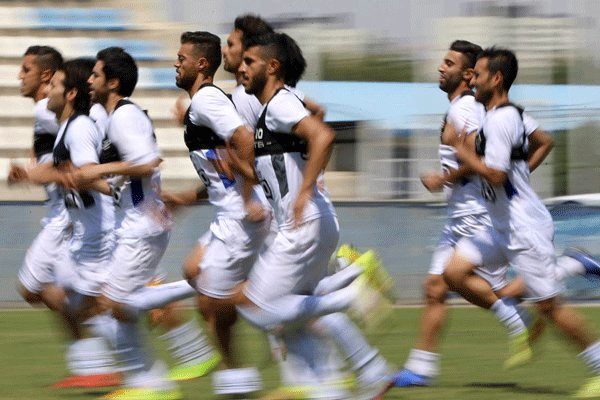 اولین تمرین کنعانیزادگان با آبیپوشان