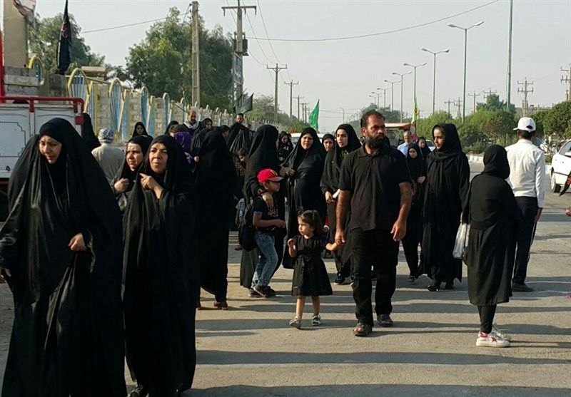 چتر امنیتی پلیس کرمانشاه در تمامی موکبهای اربعین