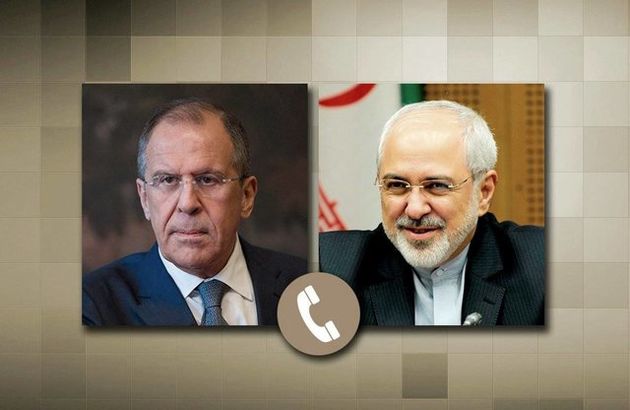 گفتوگوی تلفنی لاوروف و ظریف در مورد مذاکرات آستانه و برجام
