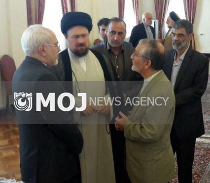 سید حسن خمینی در وزارت امور خارجه حضور یافت
