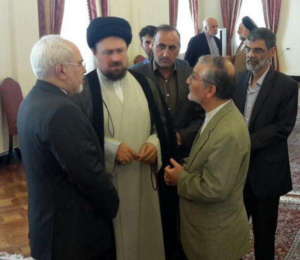 سید حسن خمینی در وزارت امور خارجه حضور یافت