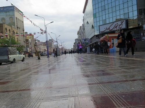 هوای اهواز با بارش باران در وضعیت سالم قرار گرفت