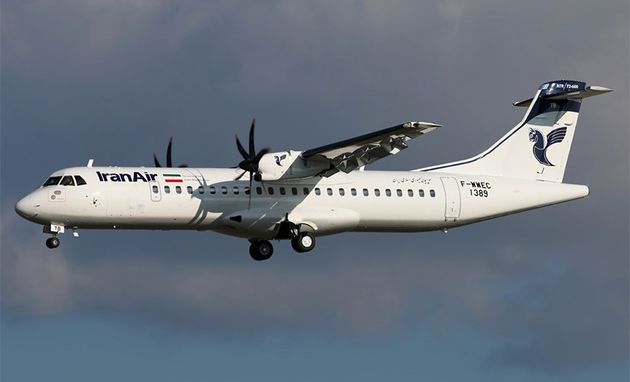 نخستین پرواز هواپیمای جدید ATR به مقصد بندرلنگه و ابوموسی انجام شد