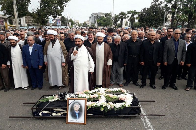 تشییع پیکر پزشک و پیکرتراش آستارایی