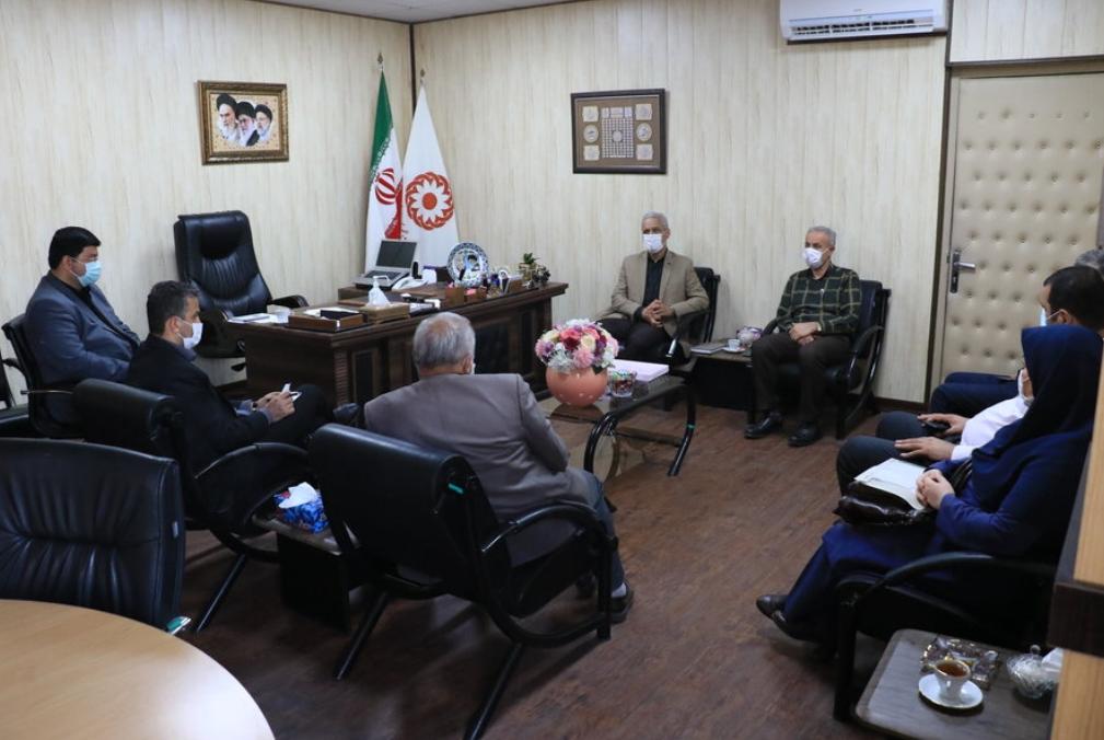 دیدار مدیرعامل آسایشگاه معلولین و سالمندان گیلان با مدیرکل بهزیستی گیلان