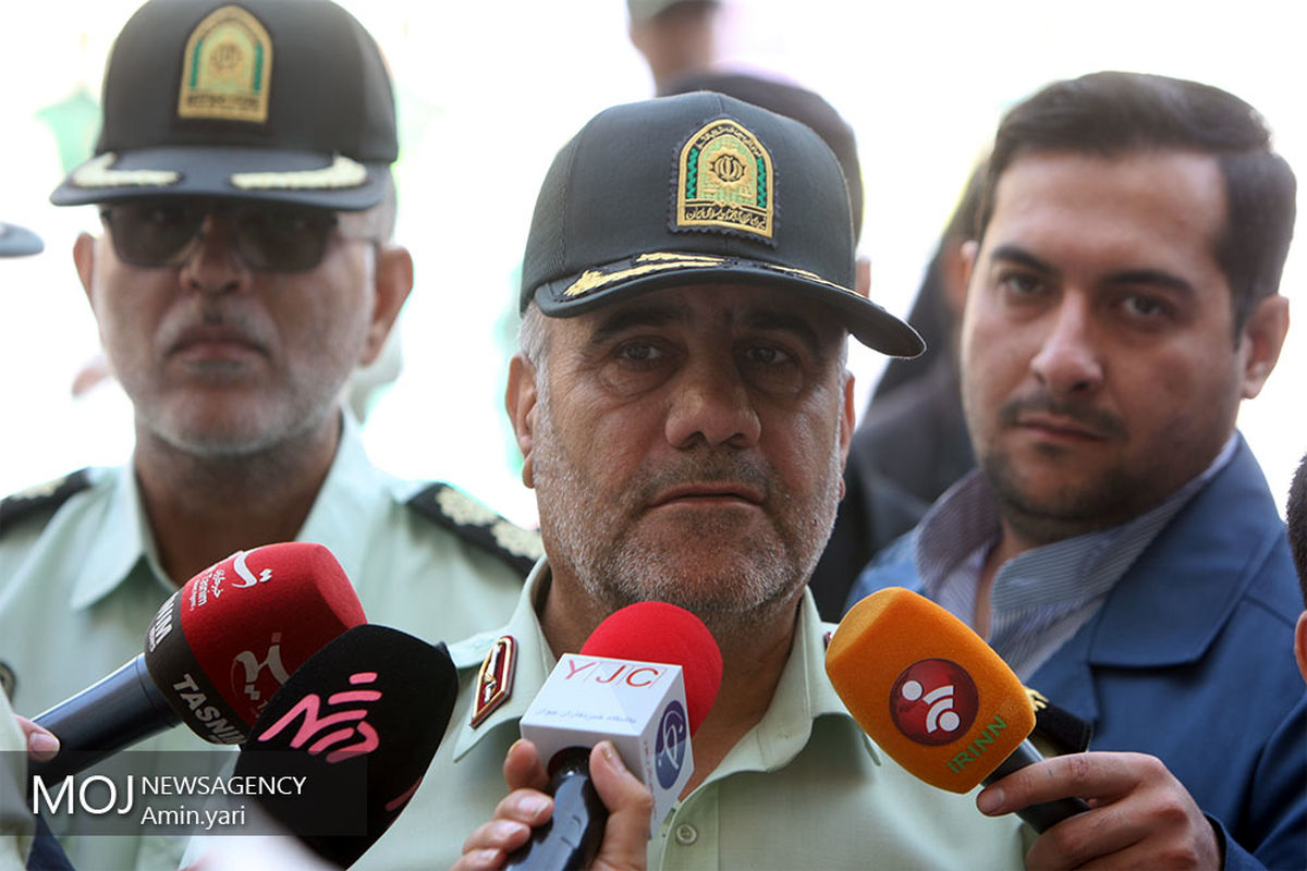 سردار حسین رحیمی فرمانده نیروی انتظامی تهران بزرگ