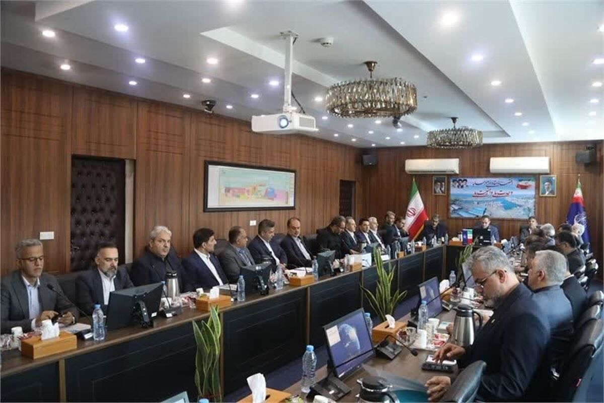 نشست مشترک با نمایندگان شرکت‌های کشتیرانی در بندر امیر آباد