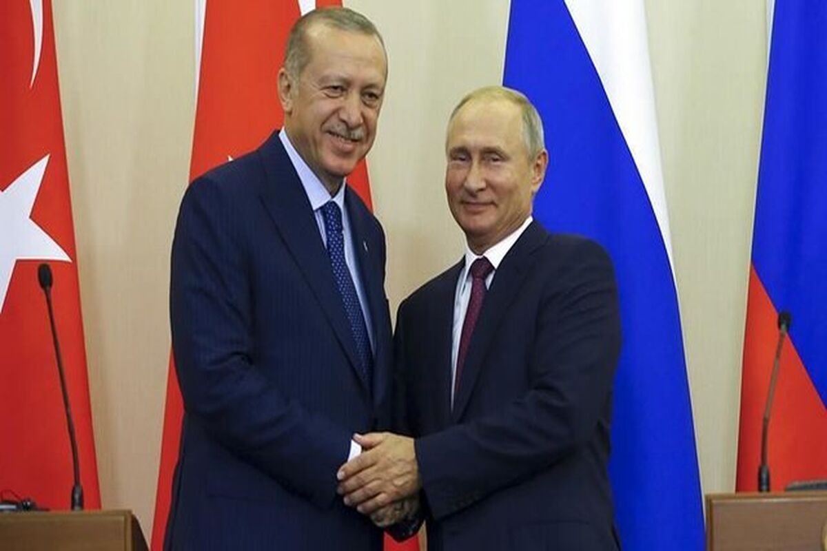 رجب طیب اردوغان + ولادیمیر پوتین