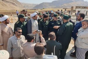 سردار سرلشکر سلامی از مناطق سیل زده پلدختر دیدن کرد
