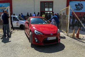 مسابقه اتومبیلرانی اسلالوم در قشم برگزار می شود