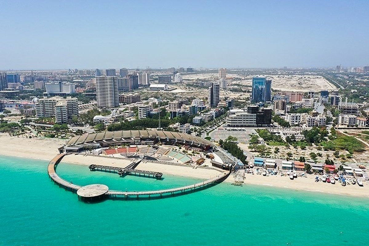 عکس هوایی کیش 