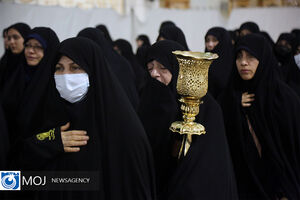 حرکت دسته عزاداری در سالروز رحلت حضرت معصومه(س) در قم