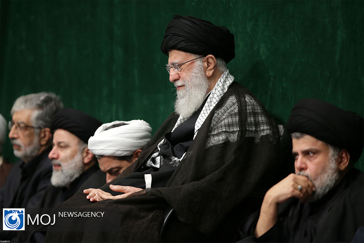 عزاداری شام غریبان حسینی (ع) با حضور مقام معظم رهبری