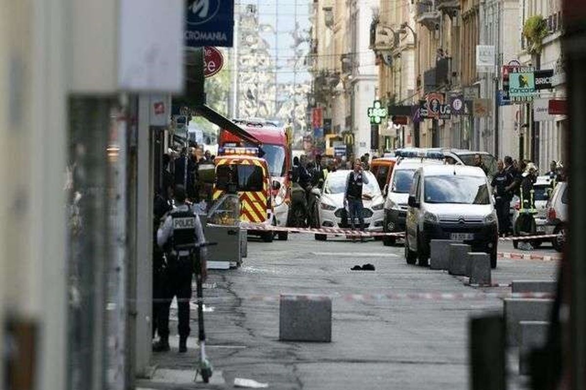 انفجار در لیون فرانسه