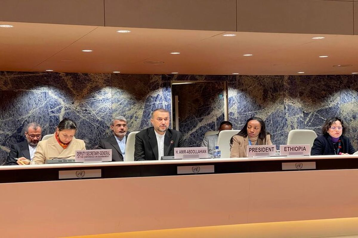 امیرعبداللهیان در کنفرانس خلع سلاح سازمان ملل