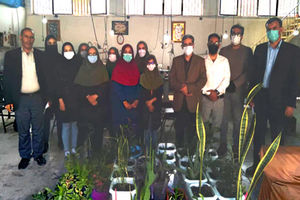 بازدید مدیرکل آموزش فنی وحرفه ای استان اصفهان از کارگاه تولیدات ناشنوایان ومعلولان استان