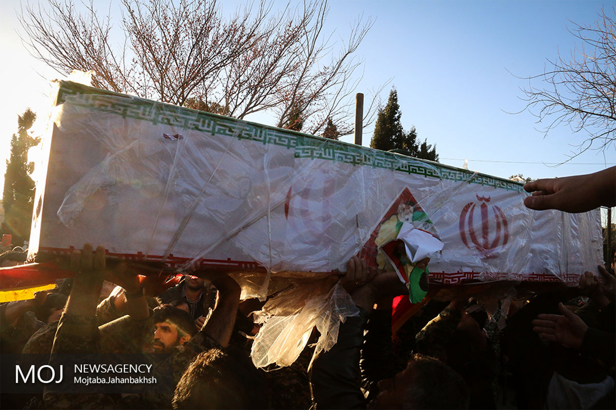 تشییع پیکر شهدای حادثه تروریستی سیستان در اصفهان