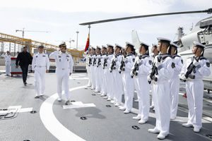 نشان جدیدنیروی دریایی ارتش در دومین سالروز بازگشت ناوگروه۸۶ رونمایی شد