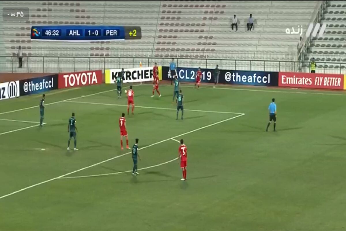بازی پرسپولیس و الاهلی