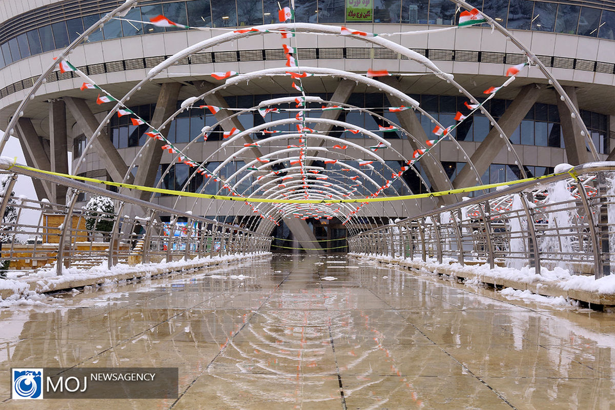 بارش برف در تهران