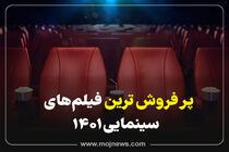 اینفوگرافیک/ پرفروش ترین فیلم های سینمایی 1401