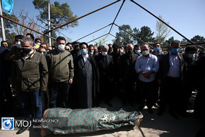 تشییع و تدفین پیکر آزاده نامداری