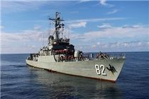 ناوگروه ٤٥ نیروی دریایی ارتش در هند پهلو گرفت