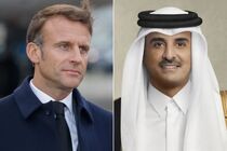 ماکرون و امیر قطر بر لزوم کاهش تنش‌ها در منطقه تاکید کردند