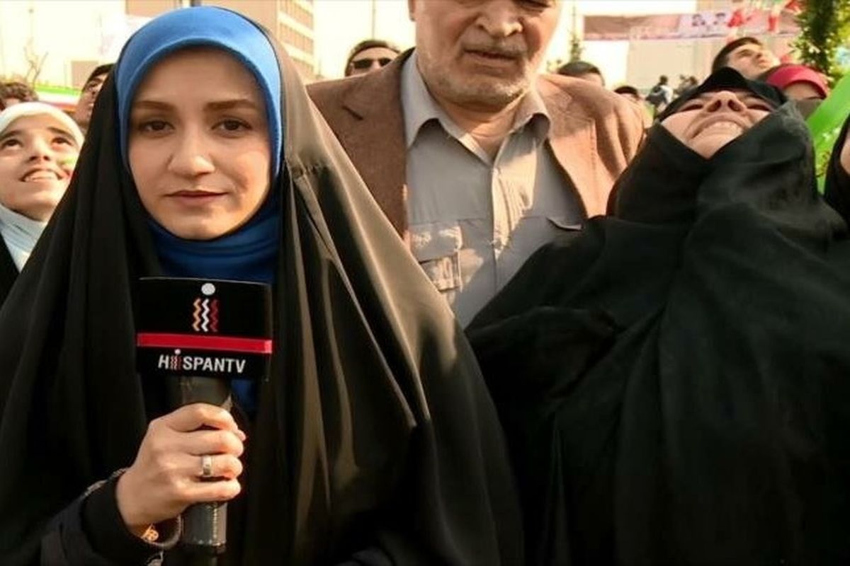 مریم سعیدی خبرنگار شبکه بین المللی هیسپان تی وی