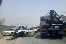 برخورد خودرو در آبشورک سه مصدوم برجای گذاشت