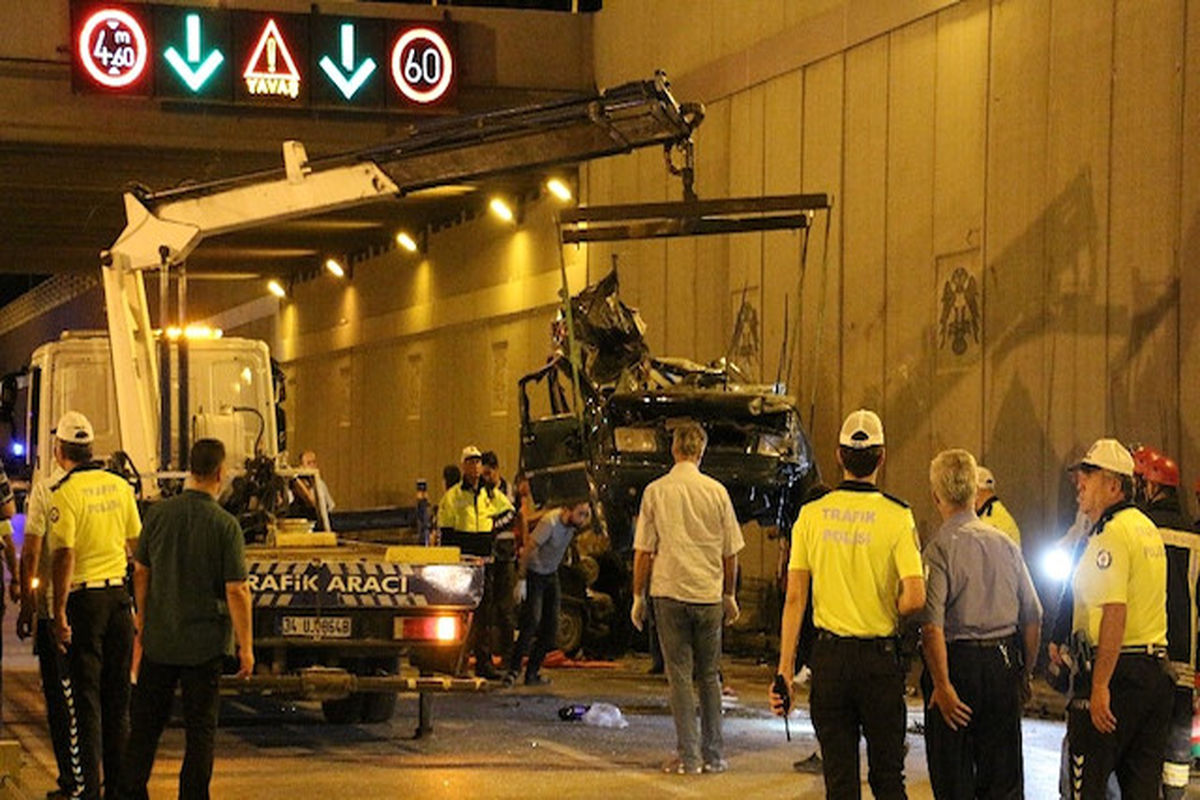 سانحه خونین رانندگی در ترکیه