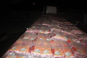 کشف 14 تن برنج قاچاق در رودان