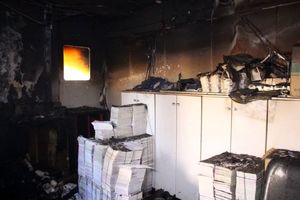 اتصال برق، علت آتش‌سوزی آزمایشگاه تشخیص طبی در بندرعباس