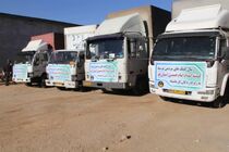 ارسال بیش از ۲۰ تریلی کمک‌های مردم استان گلستان به مناطق زلزله‌زده 