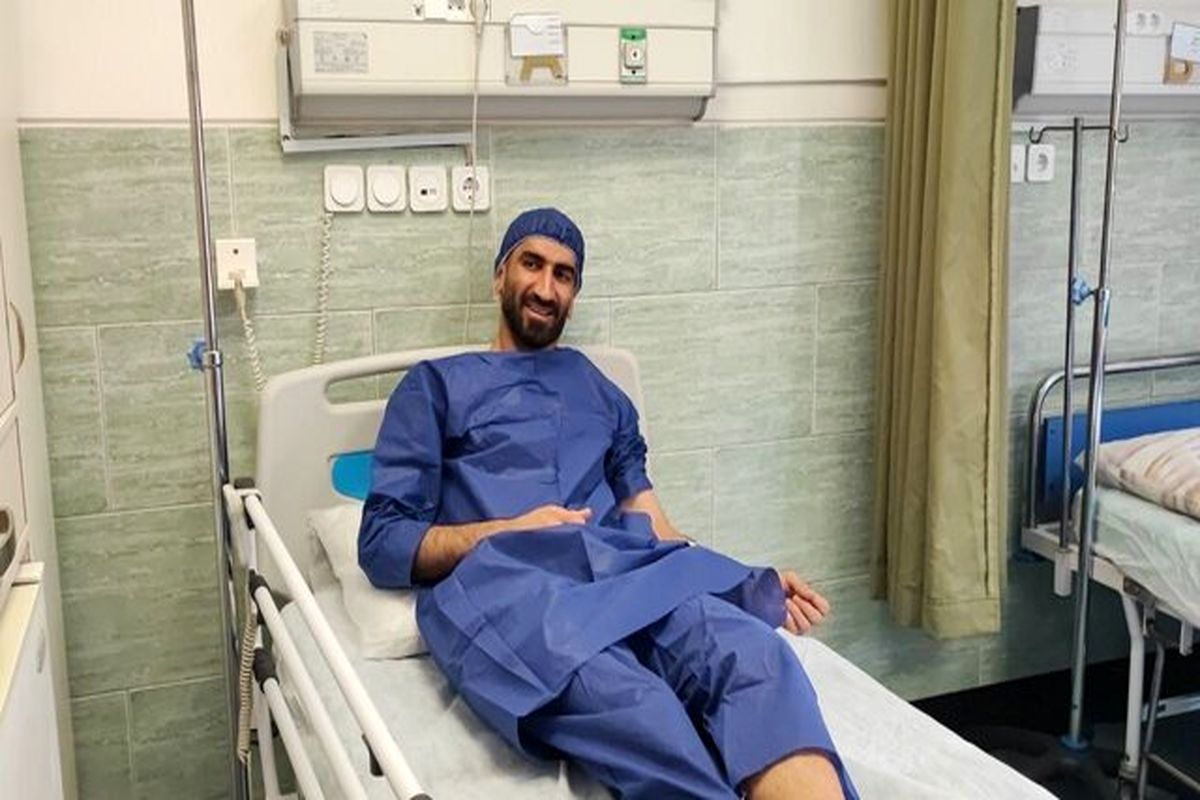 علیرضا بیرانوند در بیمارستان