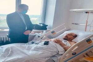 سرکنسول ایران در فرانکفورت از رئیس اسبق فدراسیون کشتی عیادت کرد
