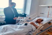 سرکنسول ایران در فرانکفورت از رئیس اسبق فدراسیون کشتی عیادت کرد