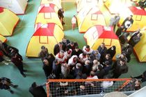 ۱۱ هزار زلزله‌زده در خوی اسکان اضطراری شدند