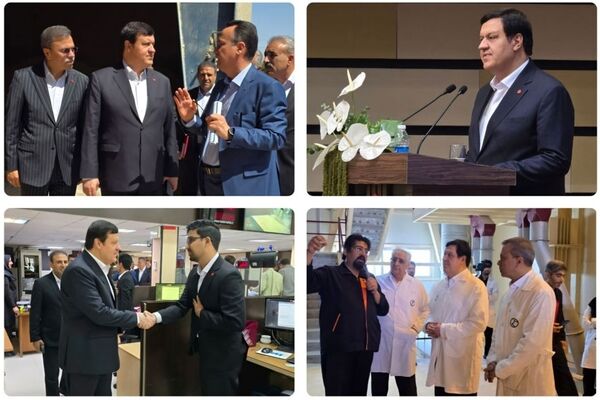 دیدار مدیرعامل بانک ملت با استاندار خراسان جنوبی و بازدید از چند شرکت تولیدی و شعب بانک در استان