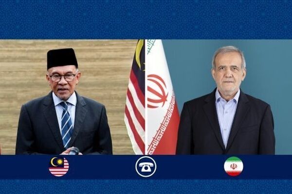 پزشکیان با نخست‌وزیر مالزی دیدار کرد