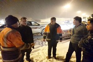 حضور شبانه رئیس سازمان مدیریت و برنامه ریزی استان مرکزی در جمع راهداران
