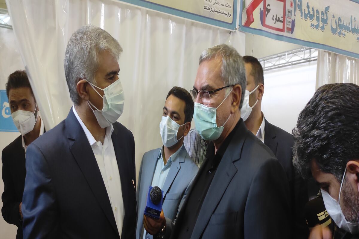 وزیر بهداشت در کرمانشاه
